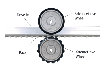 Hysecurity MX002597 Rueda motriz Xtreme de 6" ***Pieza nueva n.° MX5349***