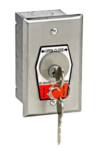 HBFS Flush Mount Keyswitch w/ Stop Button