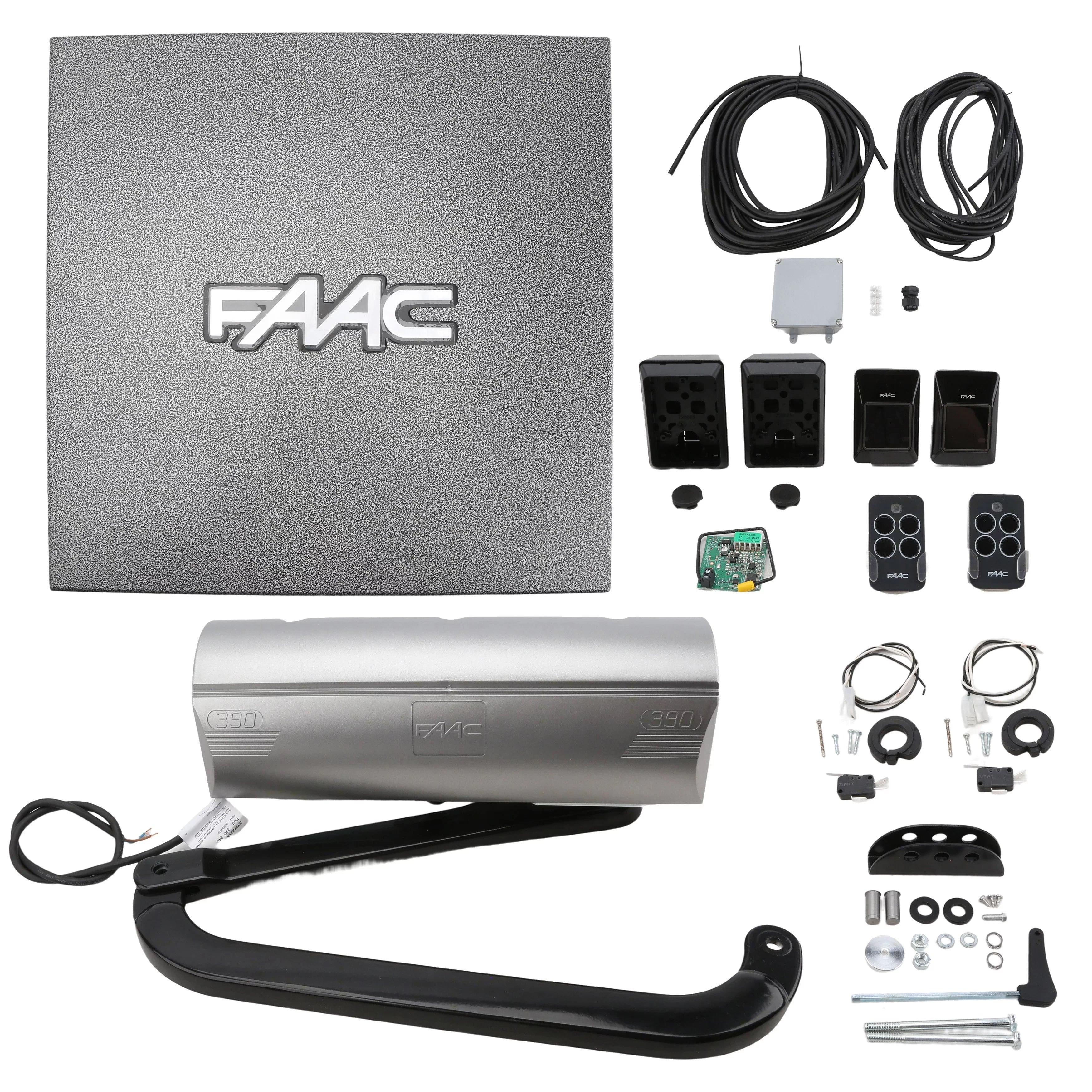 FAAC 104572.5 - 390 Single Gate Kit - 24VDC