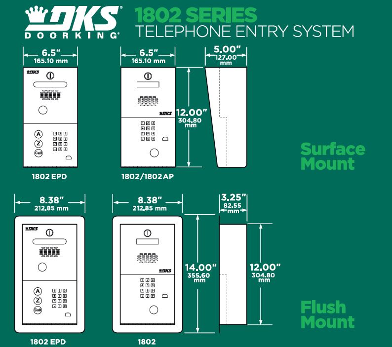DOORKING 1802-082 MONTAJE EN SUPERFICIE - Presupuesto