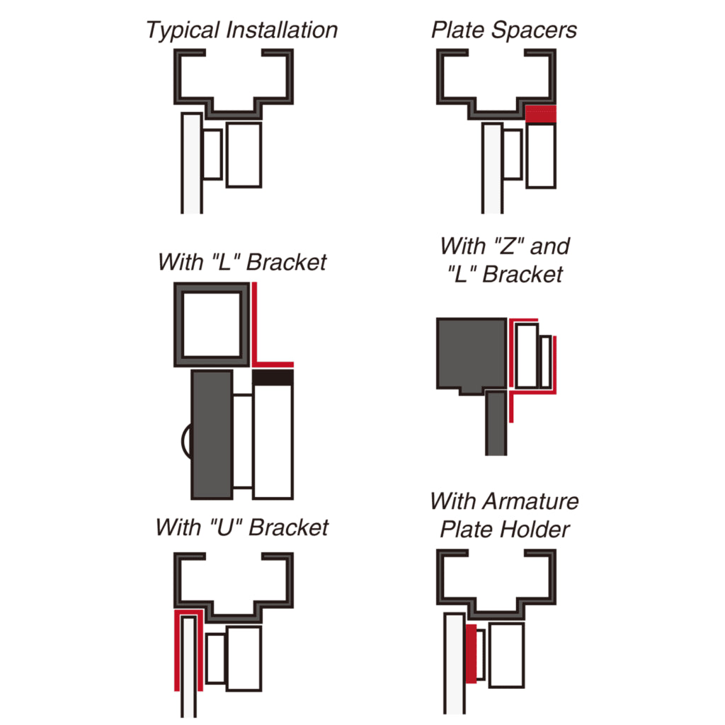 Seco-Larm E-941DA-1K2Q Double Door Electromagnetic Lock 1200lbs