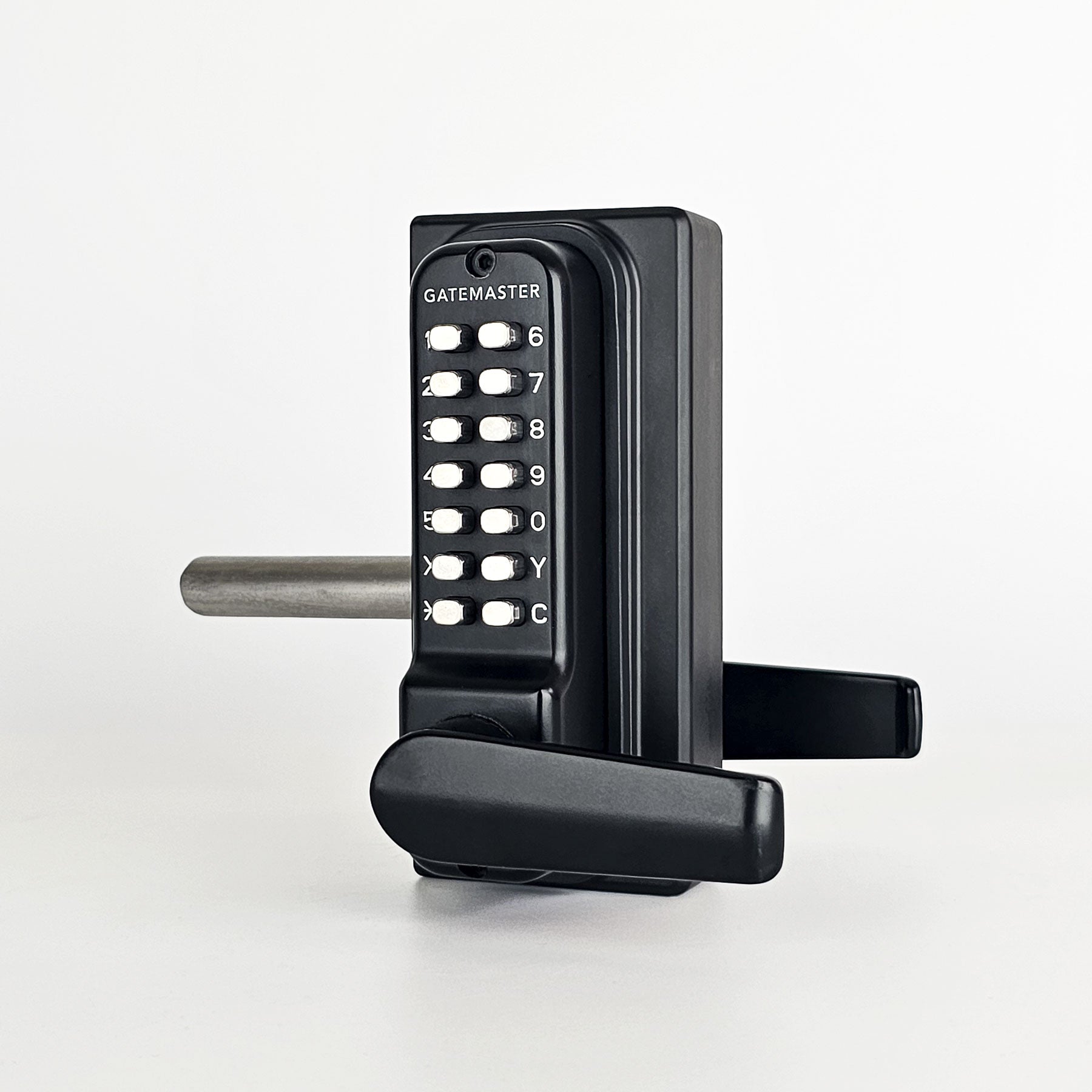 Gatemaster BDGRR1030L - BDGRR Superlock 2.0 Code Gate Lock - RapidReset Code - Double-Sided Keypad - Left Hand