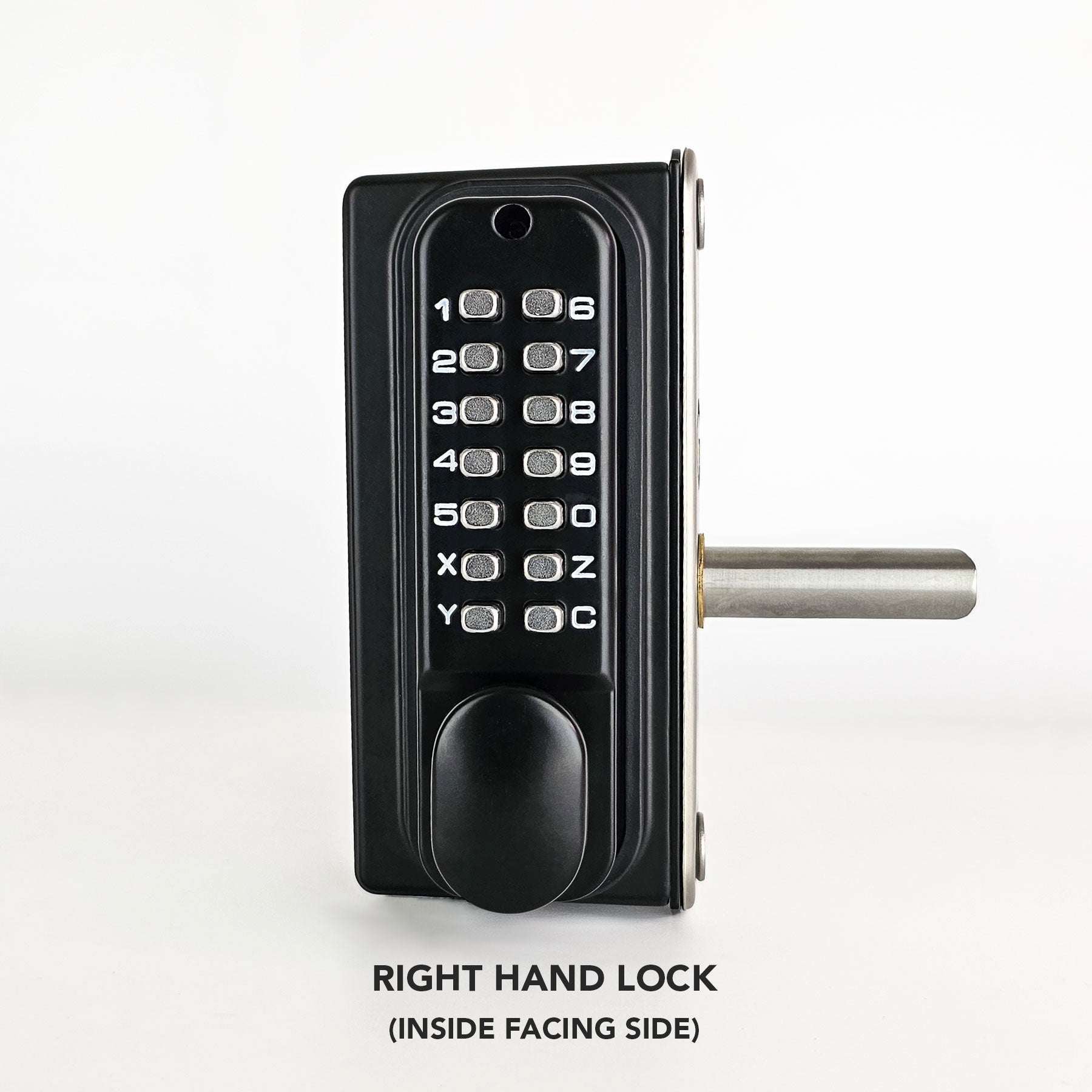 Gatemaster BDGWR Superlock 2.0 Code Gate Lock - Surface Mounted - Double-Sided Keypad - Right Hand
