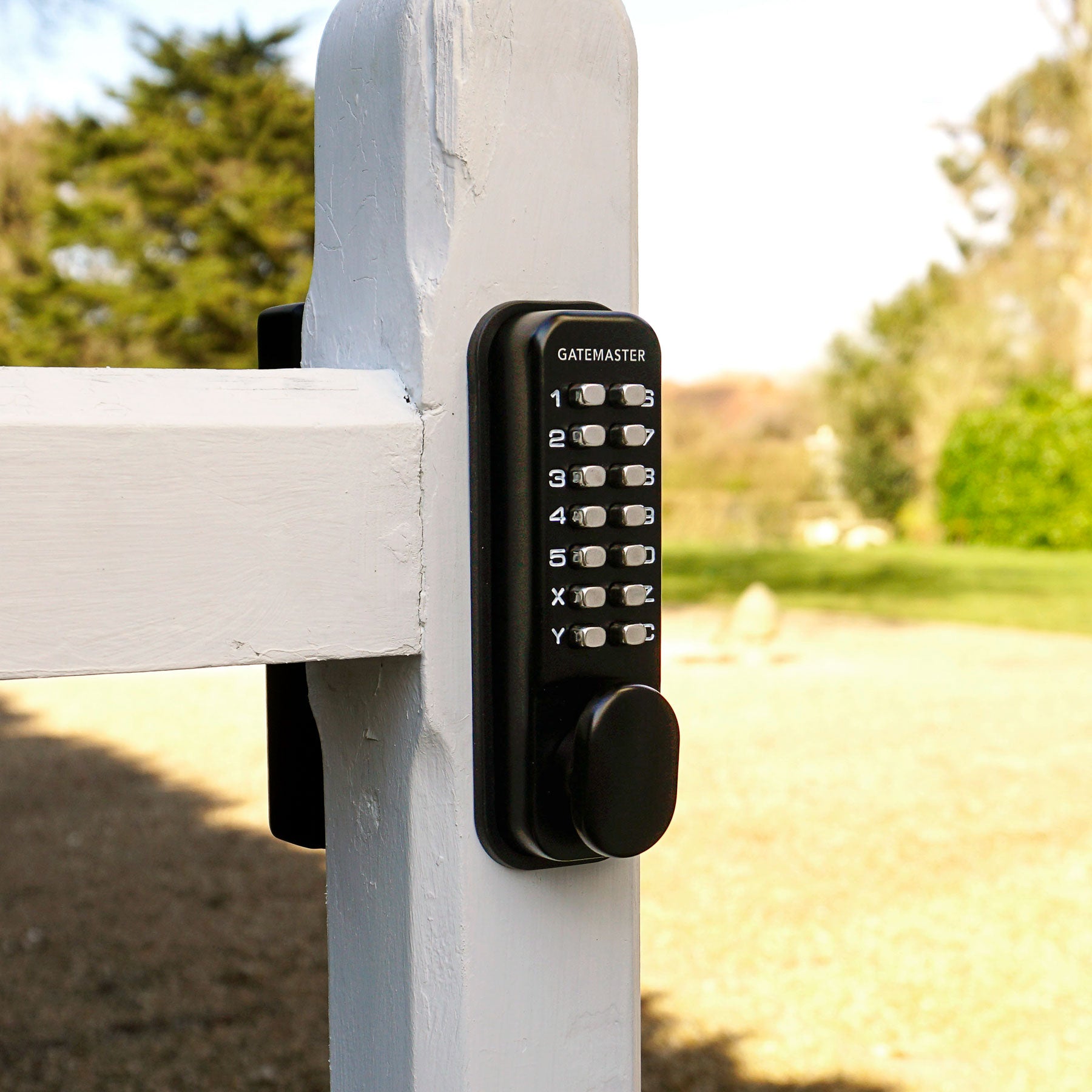 Gatemaster BDGWL Superlock 2.0 Code Gate Lock - Surface Mounted - Double-Sided Keypad - Left Hand