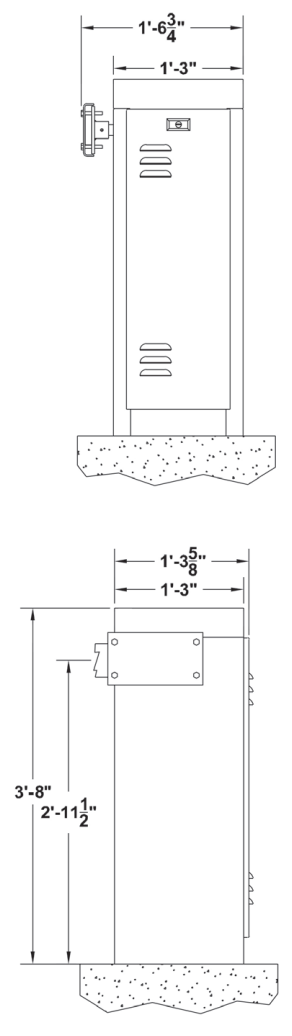 Linear OSCO BGU-12-311 Barrier Gate Operator - Specifications