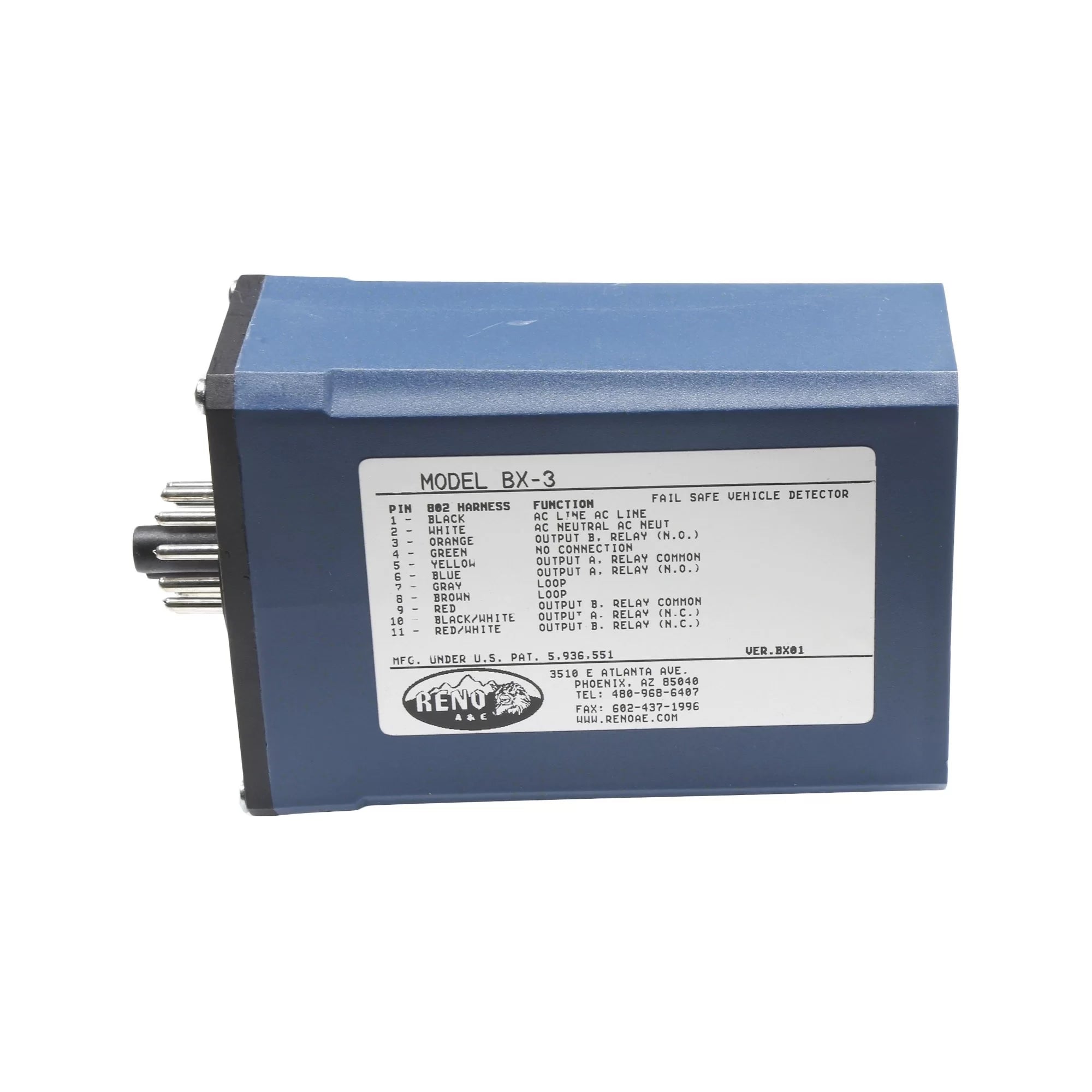 RENO AE BX-3 LOOP DETECTOR 110VAC