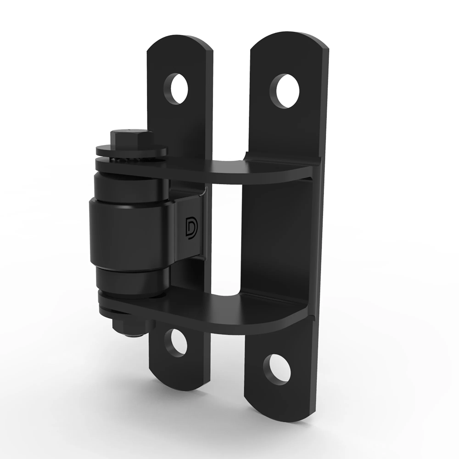 D&amp;D Technologies Shut It® BadAss™ CI3720B Montaje frontal con recubrimiento en polvo atornillable