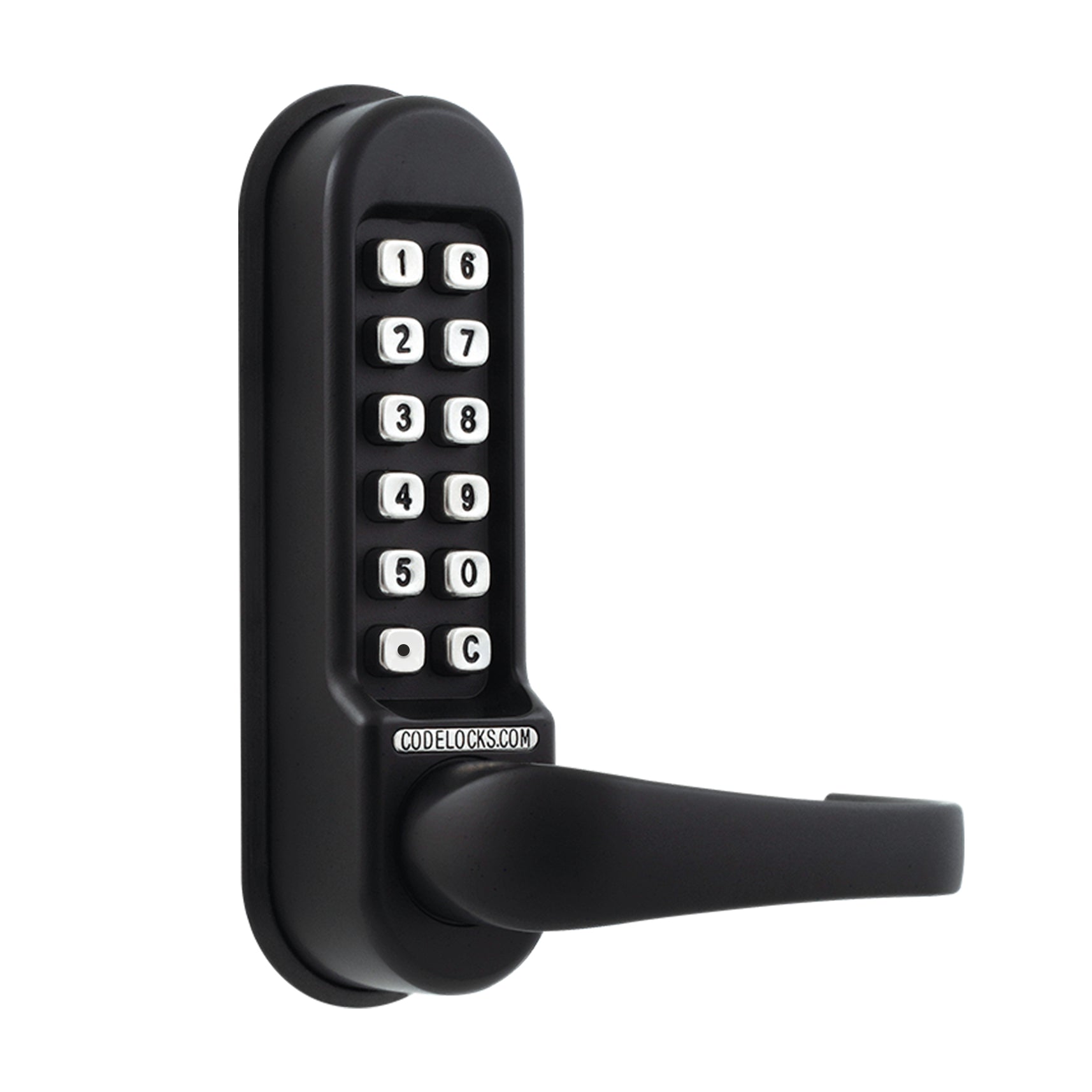 D&D Technologies Codelocks CL515 code free keypad lever lock, black marine grade