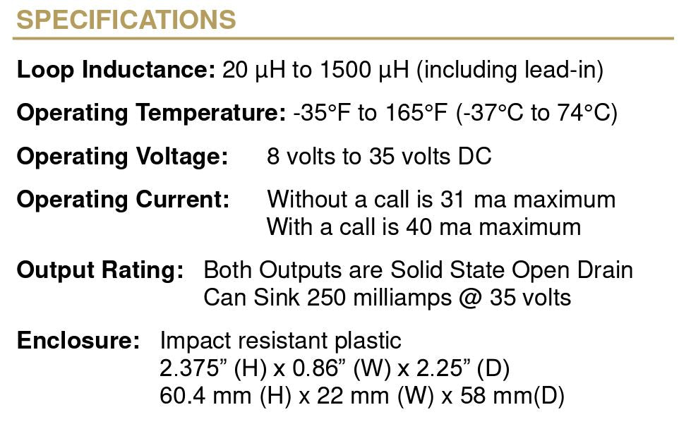 Detector de bucle Diablo Controls DSP-40S - Presupuesto