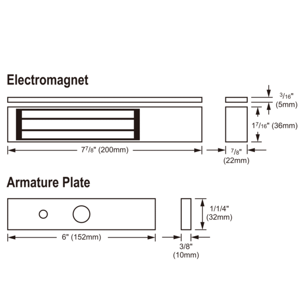 Seco-Larm E-941SA-300RQ Mini Electromagnetic Lock