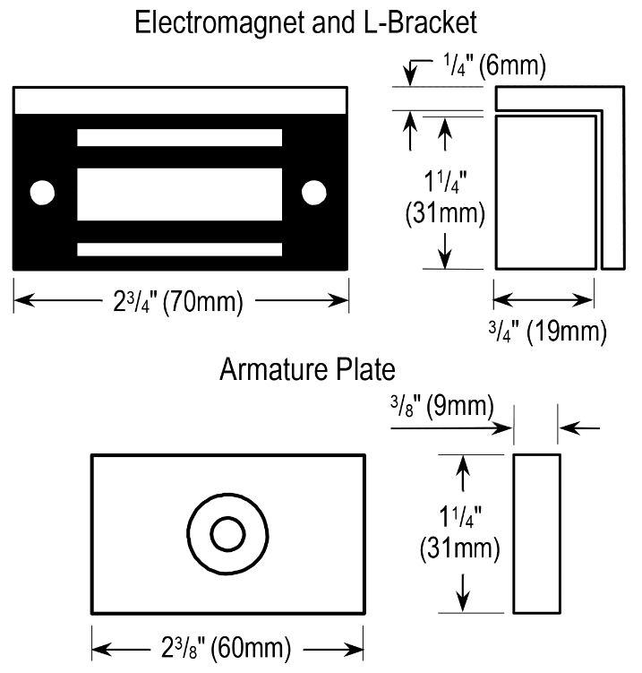 Seco-Larm E-941SA-80Q 80-lb Electromagnetic Lock - Presupuesto