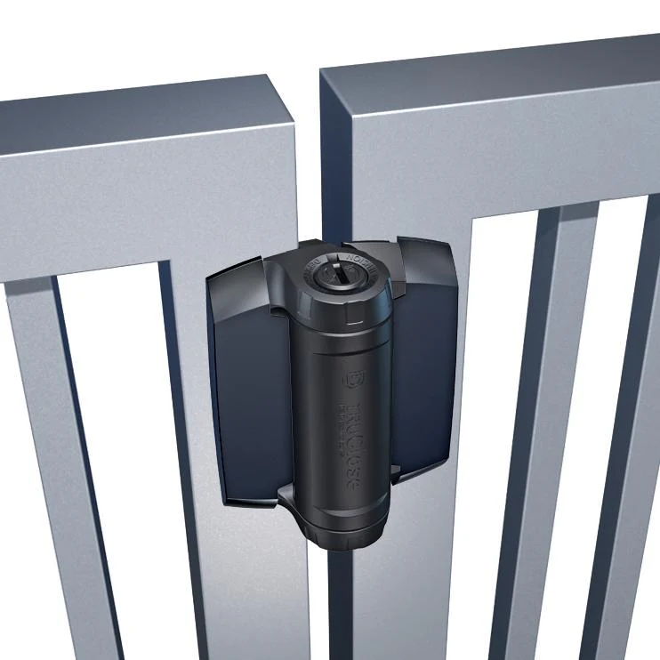 D&D Technologies TruClose® TCHD1AS3BT HEAVY DUTY HINGES FOR METAL GATES - Black, No Legs