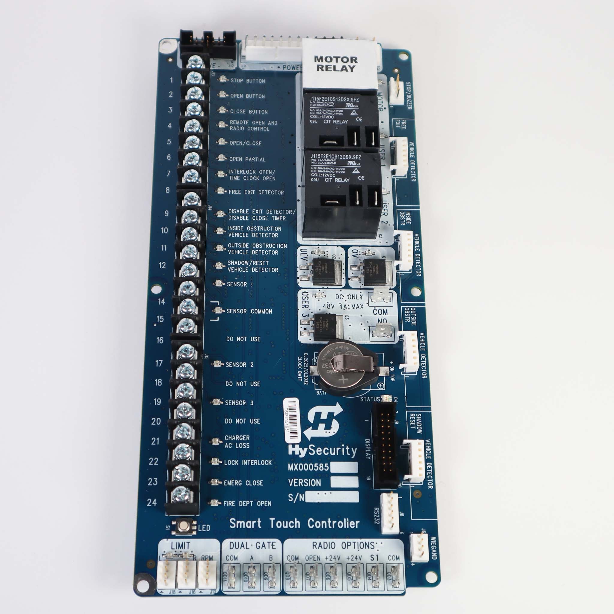 Hysecurity MX000585-2 Board, Smart Touch Controller