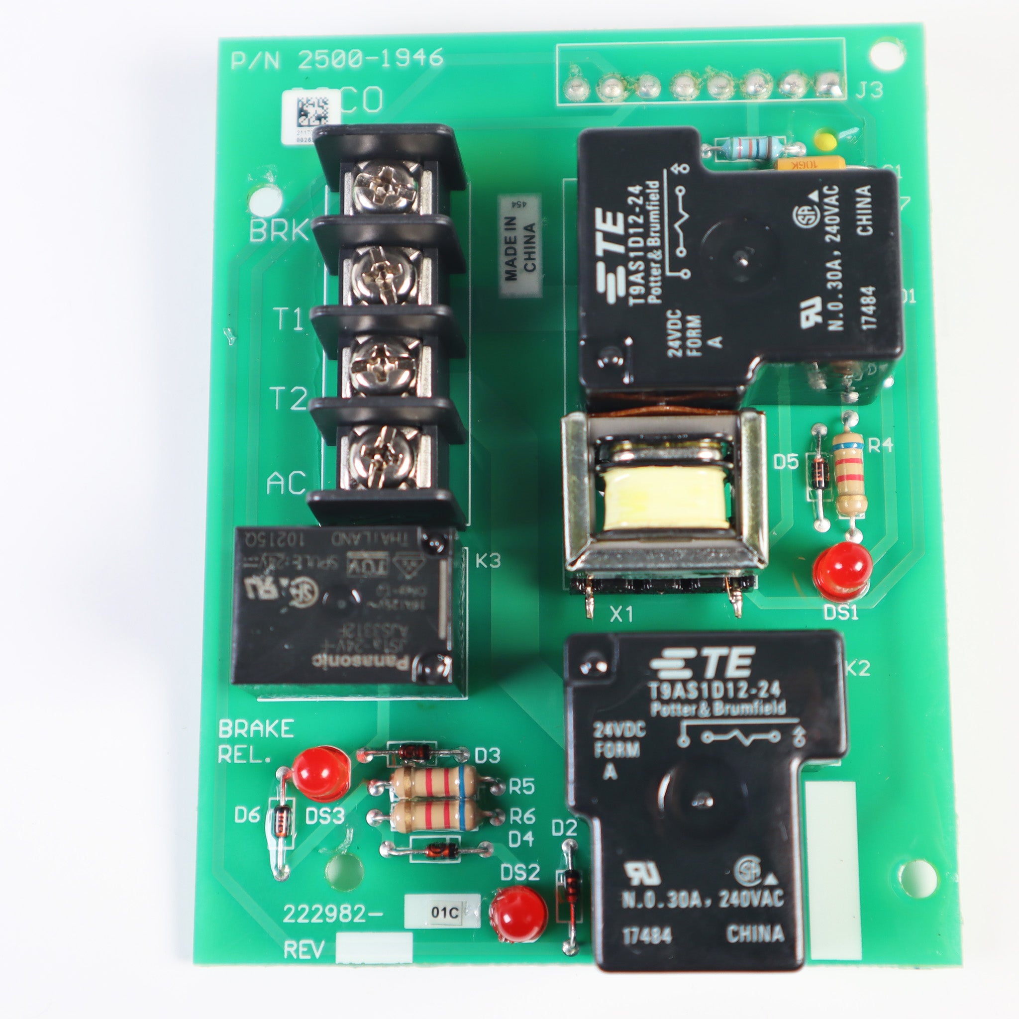 Linear  2500-1946 Motor Board - Single Phase Motor Board Only