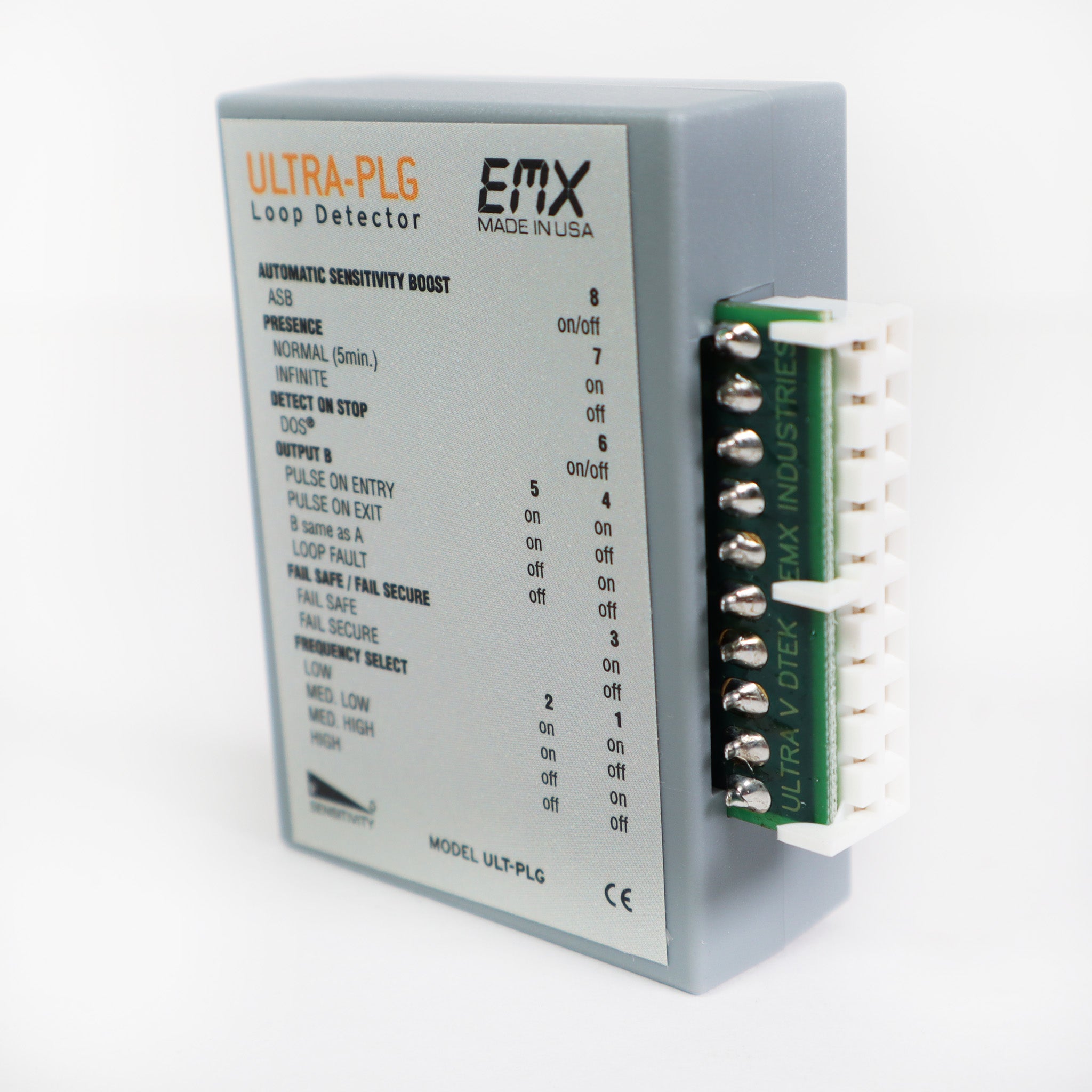 thumbnail image 2 of EMX ULTRA-PLG Plug-In Style Vehicle Loop Detector - Exit Safety Detection ULT-PLG 2 of 6