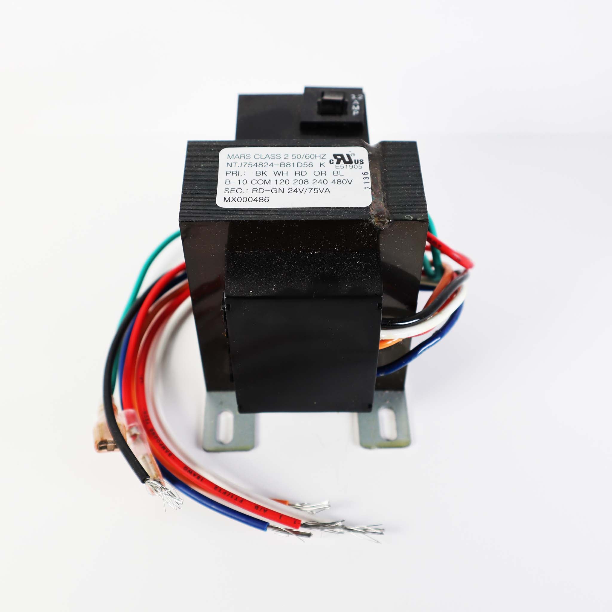 HySecurity MX000486 Transformer 24VAC 75VA 60H - All 60Hz except 575VAC