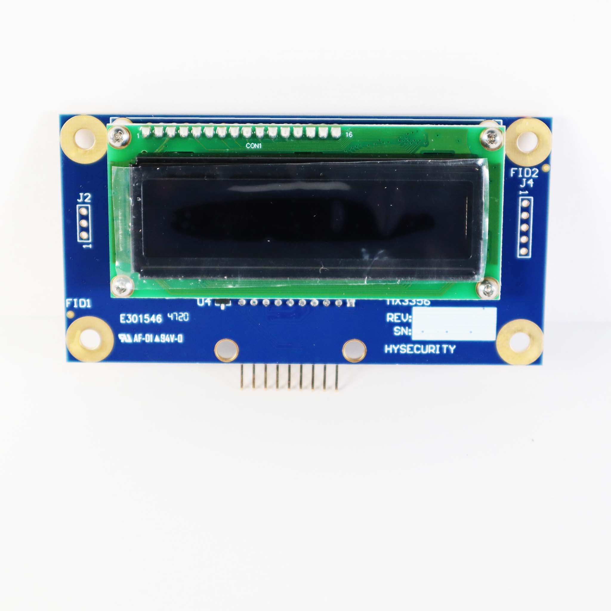 Hysecurity MX3356 Board, Display