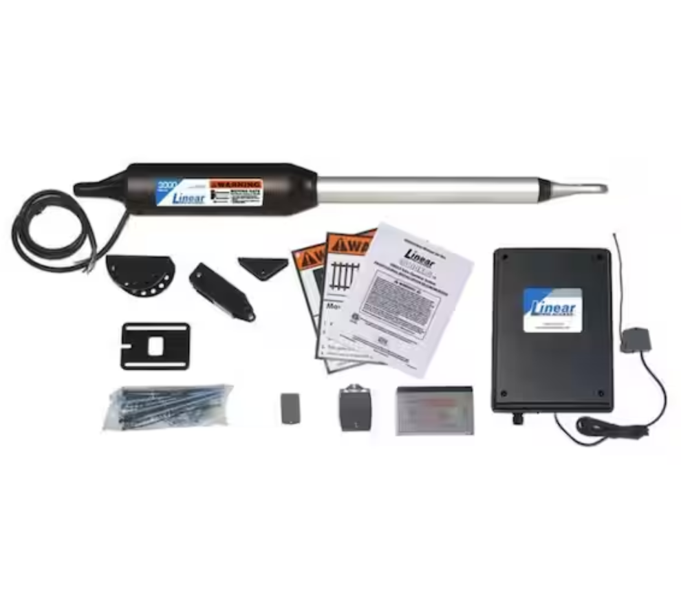 Linear PRO-SW3000XLS/PRO-SW3200XLS Swing Gate Operator Kit for Dual Gate