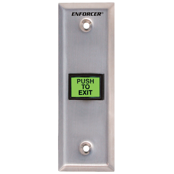 Seco-Larm SD-7103GC-PEQ Push to Exit Button-Illuminated Green