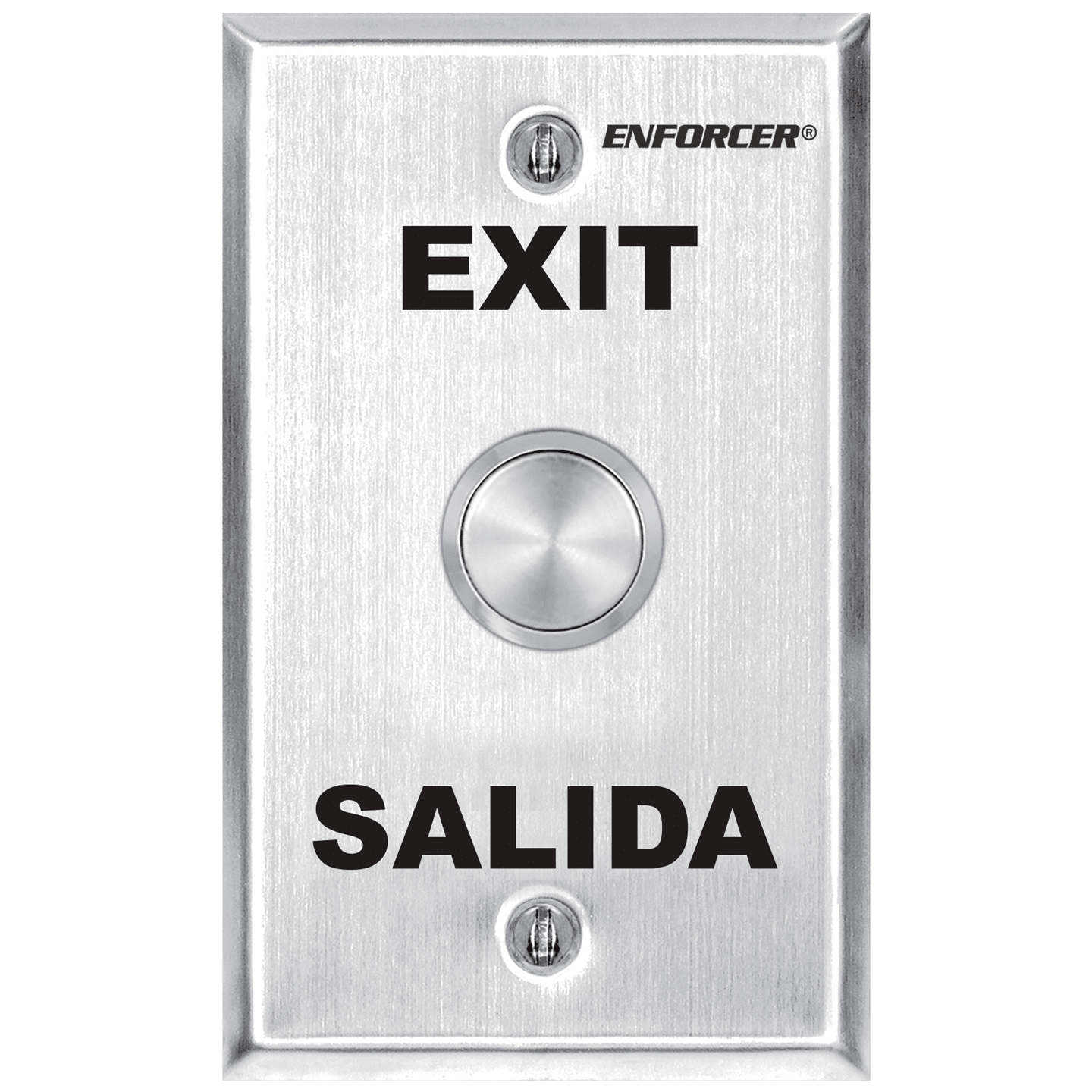 Seco-Larm SEA SD-7204SGEX1Q Vandal Resistant, Stainless Steel Push Button Faceplate