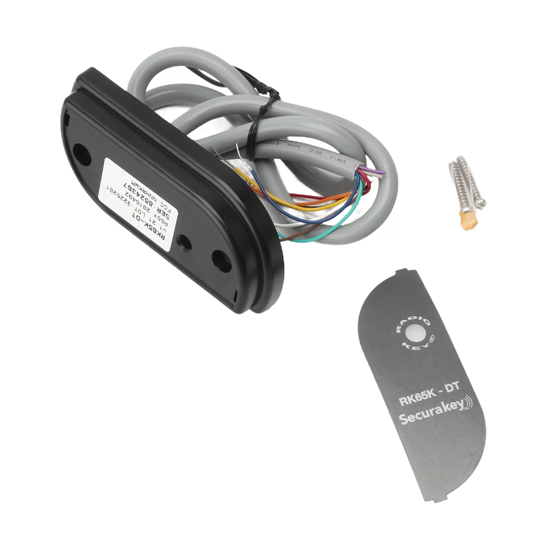 Radio Key Rk 65k SecuraKey RK-65K STAND ALONE PROXIMITY CARD READER ***REPLACED BY THE ...