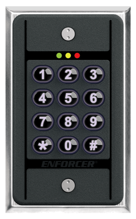 Seco-Larm SK-B111-PQ Bluetooth Access Controller – Indoor Single-Gang Keypad with Prox