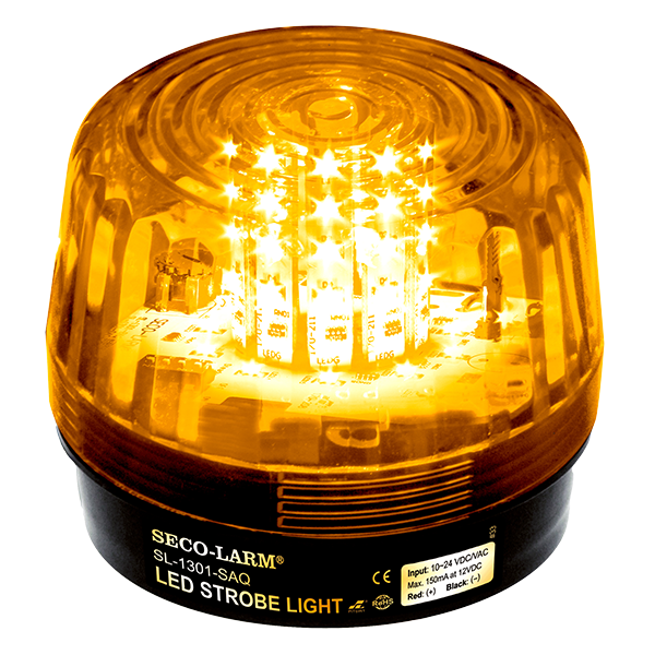 Seco-Larm SL-1301-SAQ-A Strobe Light Amber ,6 Flash Patterns