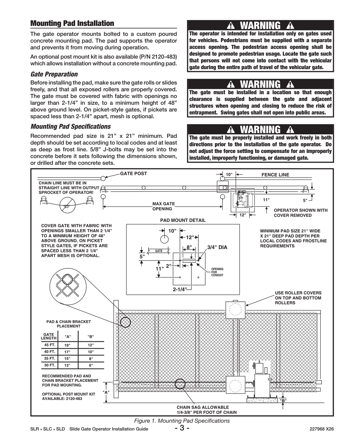 OPERADOR DE PUERTA CORREDIZA LINEAL OSCO SLD-211 DE 1/2 HP - Información técnica