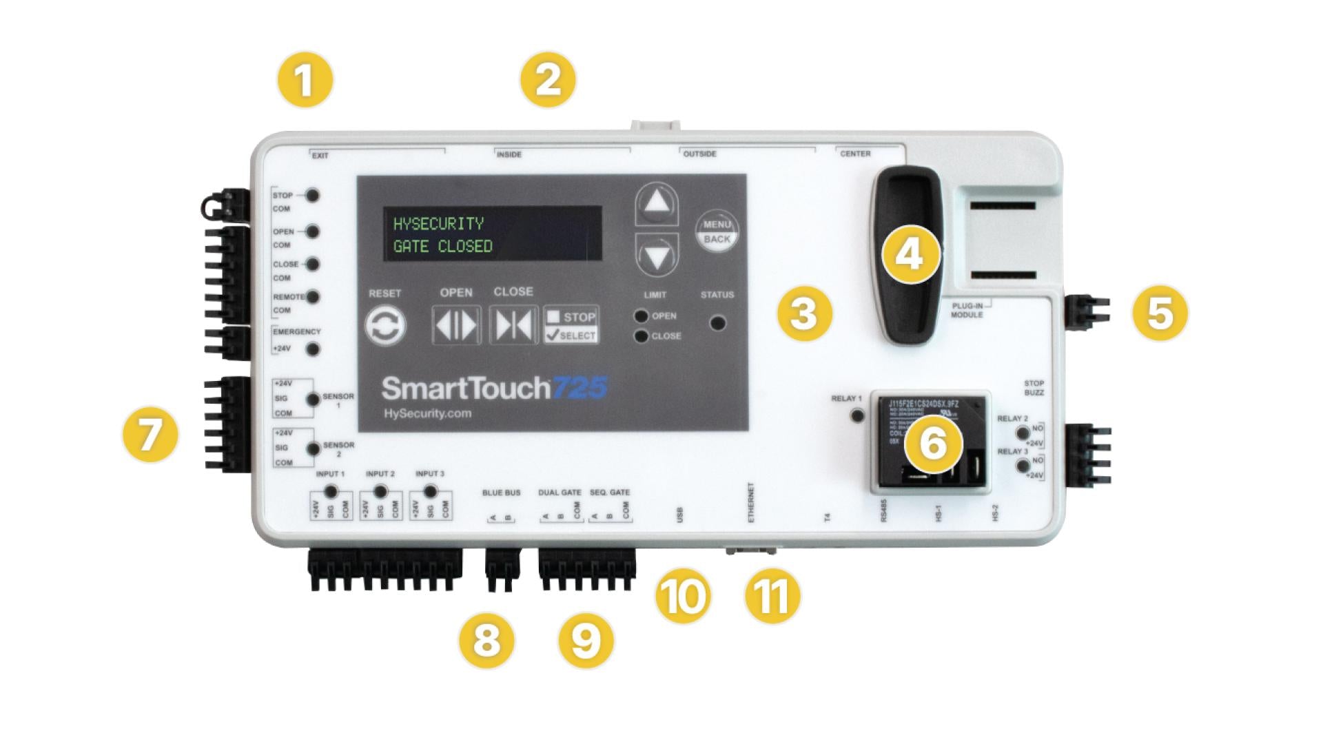 SmartTouch 725 controller