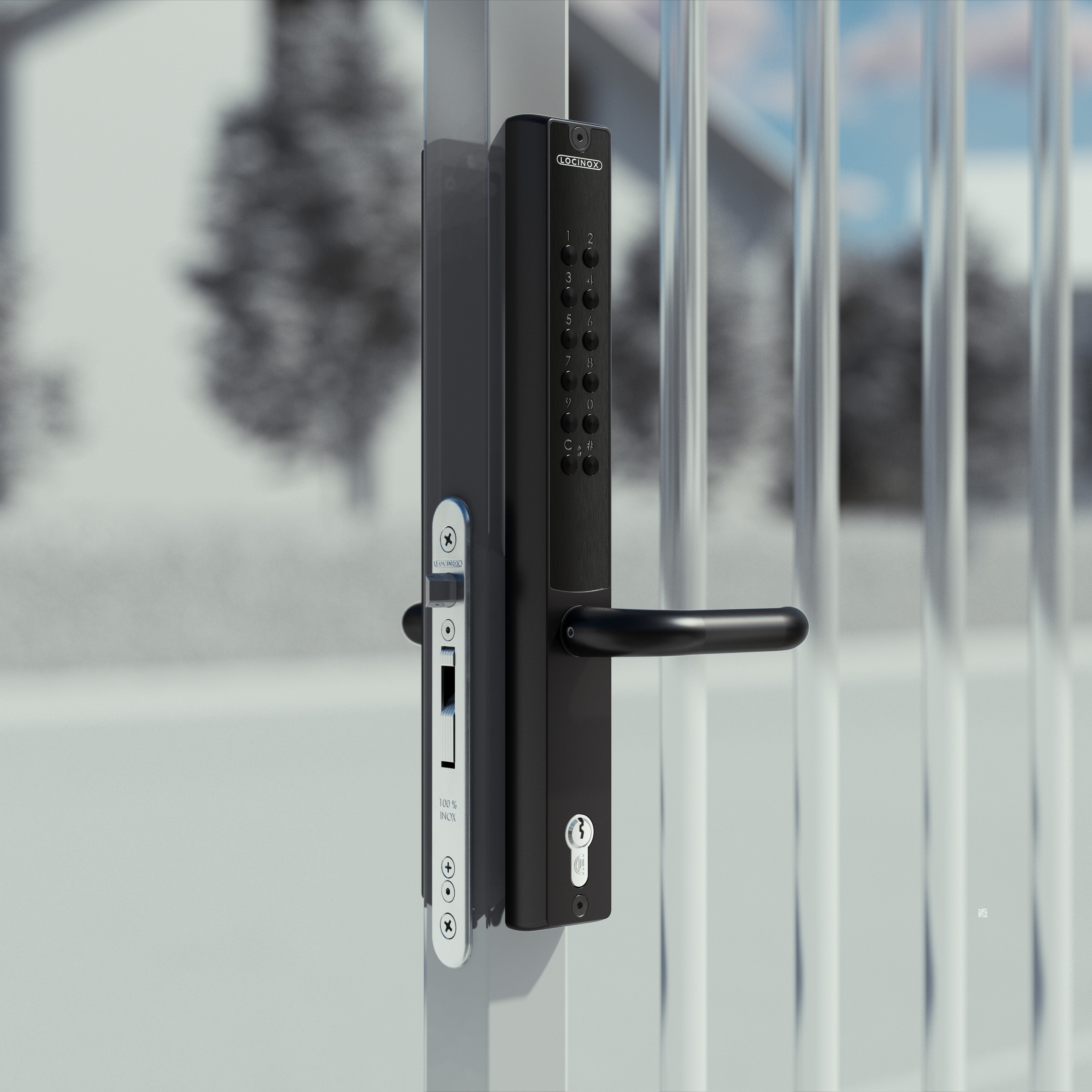 Locinox Vera battery code lock for insert locks - black