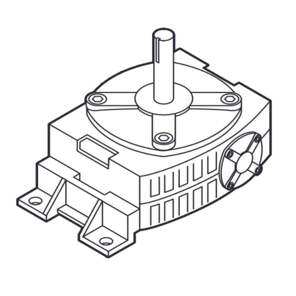 Viking T-21 Worm Gear #80 30:1 -  T21GB80