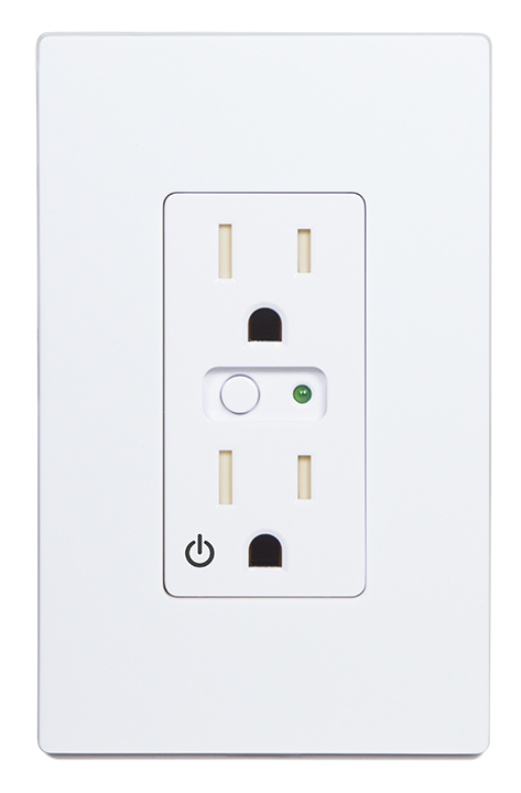GoControl WO15EMZ5-1 Z-Wave Plus In-Wall Outlet