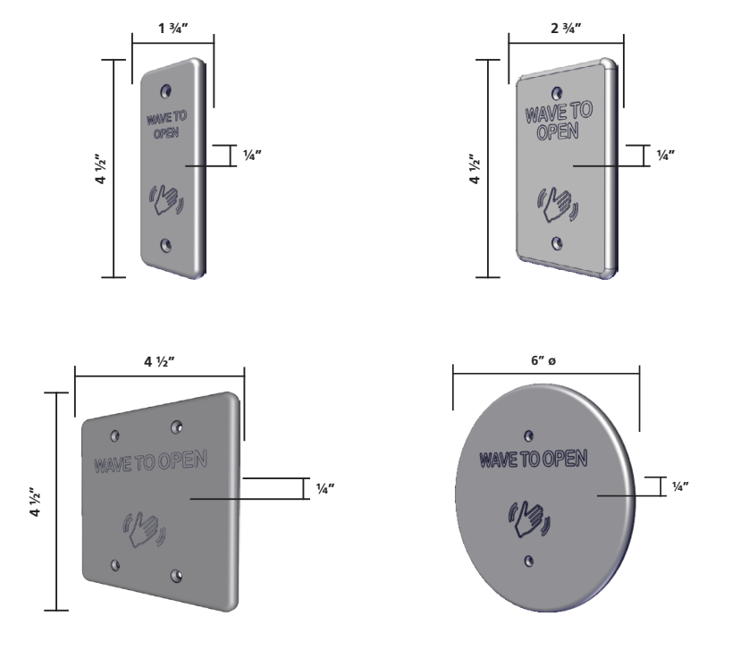 BEA 10MS31U MICROWAVE TOUCHLESS ACTUATOR WITH ADJUSTABLE RANGE AND RELAY HOLD TIME - Specifications
