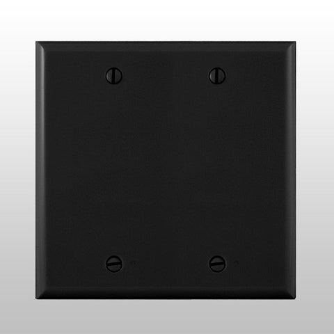 BEA 70.5273 Double Gang BLACK Faceplate ONLY for MS08
