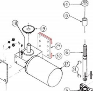 2100-1413 SPACER FOR REDUCER SWG