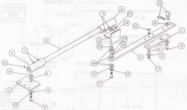 Linear 2100-1725-PLT SPACER 3/4OD X 1/2ID    DICHRM
