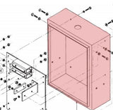 2110-067-BT ENCL W/O DOOR GSWG SWG BLK TEX
