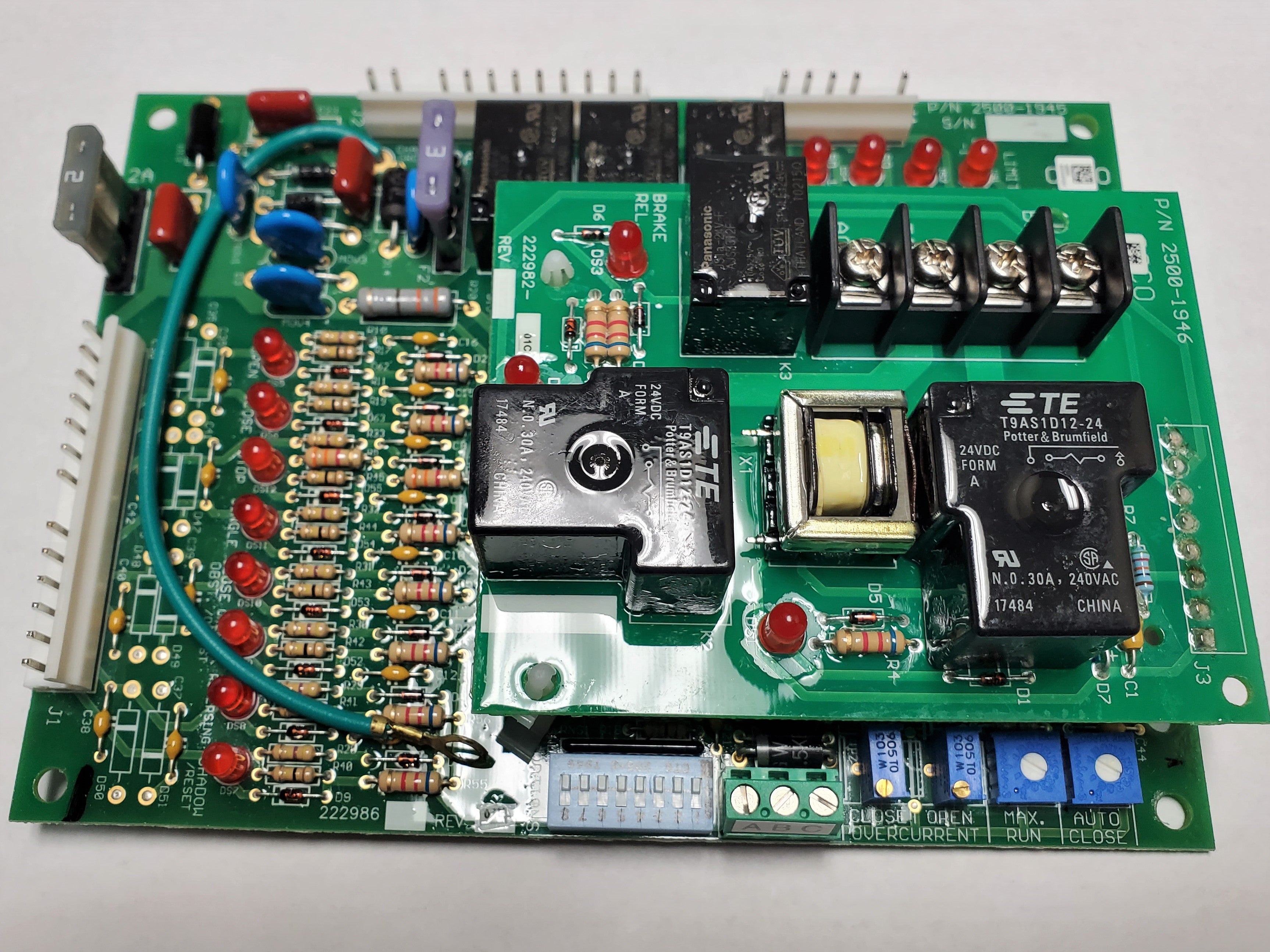Linear 2510-244 Control Board - Single Phase (Includes Motor Board)