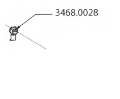 Magnetic 3468.0028 #18 Lock for MIB Hood and MIB.MBE Door - DOES NOT COME W/ KEYS