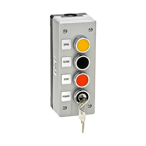 3BXLT 3-Button Exterior Control w/ Lockout (Non-Metallic)