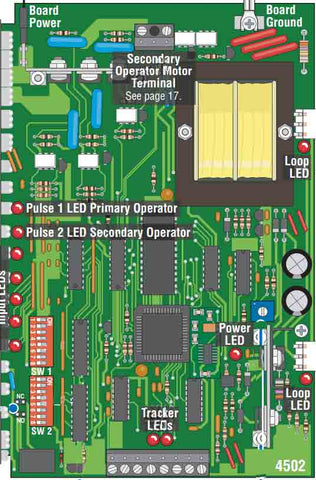 Doorking Replacement 4502-012 Circuit Board