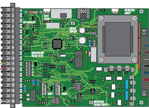 Doorking Replacement 4602-018 Circuit Board