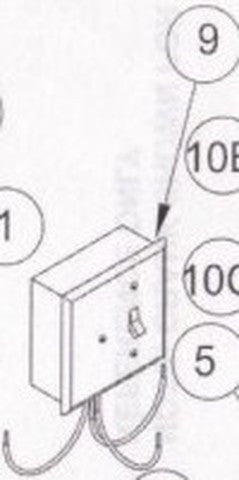 2510-266 Power On/Off Switch Assembly [#9]