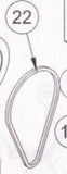 2200-052 V-Belt, 24" [#22]