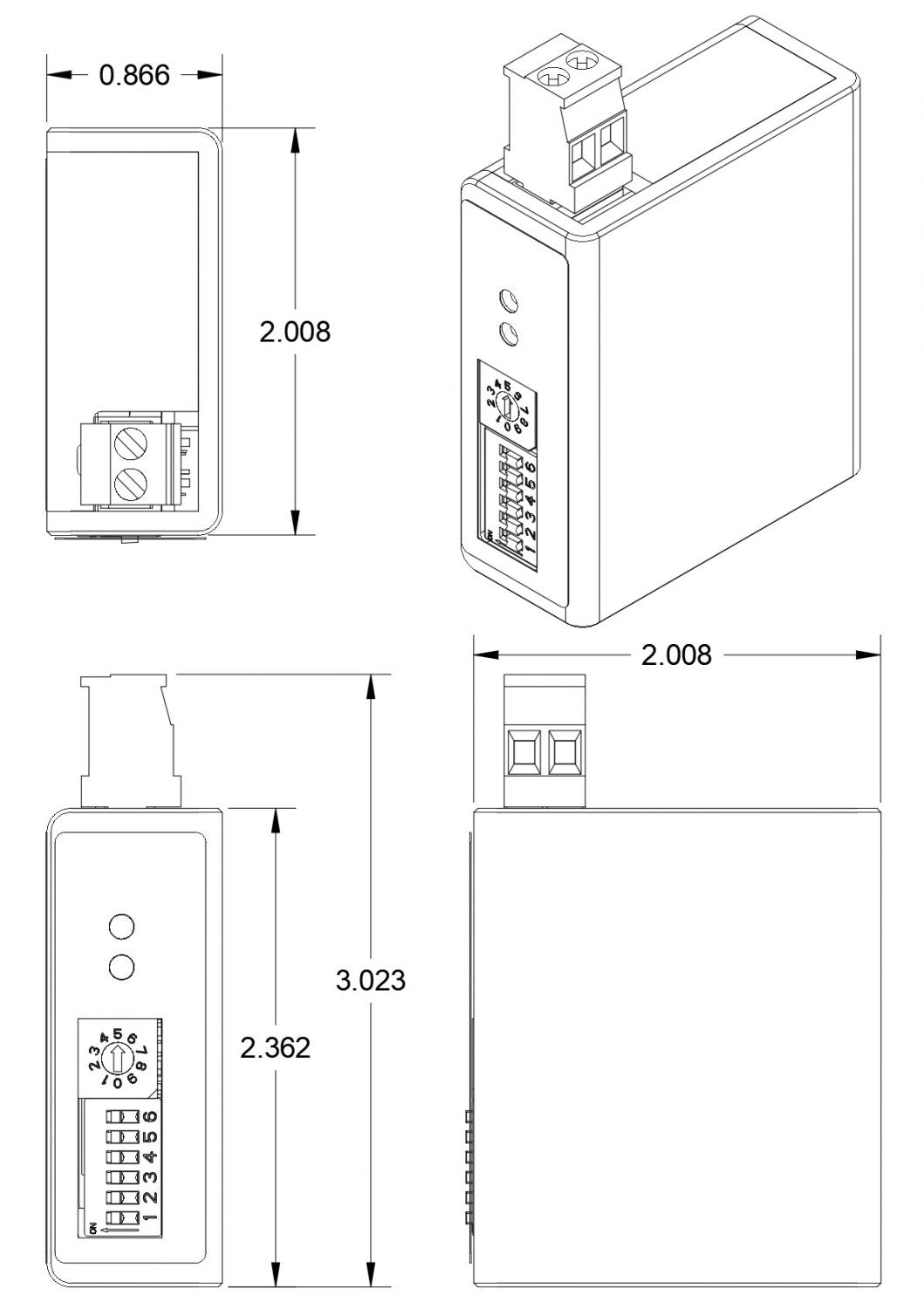 Diablo DSP-19 Loop Detector (Liftmaster Compatible)