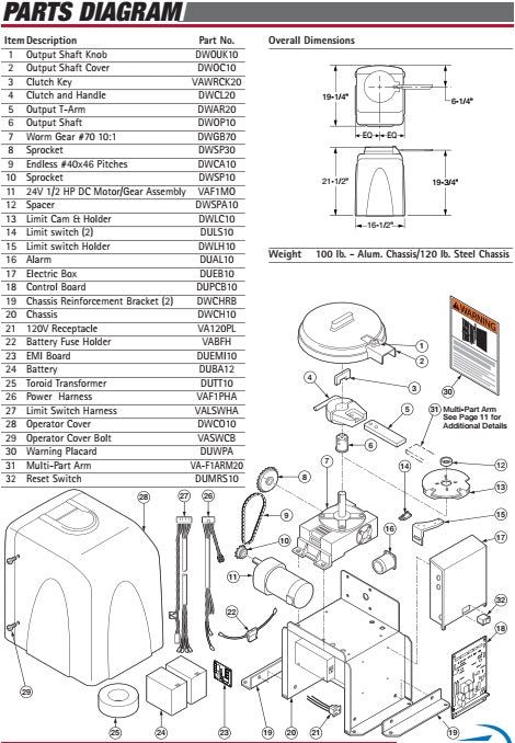 Viking F-1 Reset Switch - DUMRS10