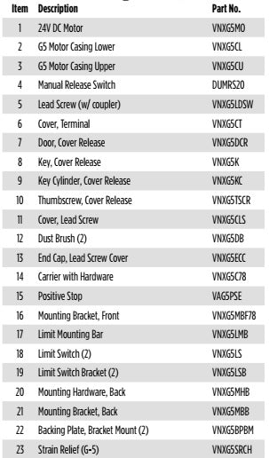 Vikng G-5 Strain Relief - VNXG5SRCH