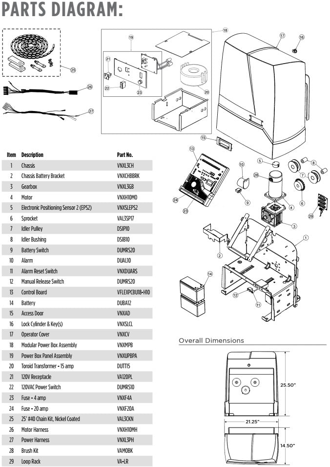 Viking H-10 Chassis -  VNXL3CH