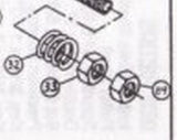 [#33] 2400-061 Hex Nut 5/8"-18 [#33]