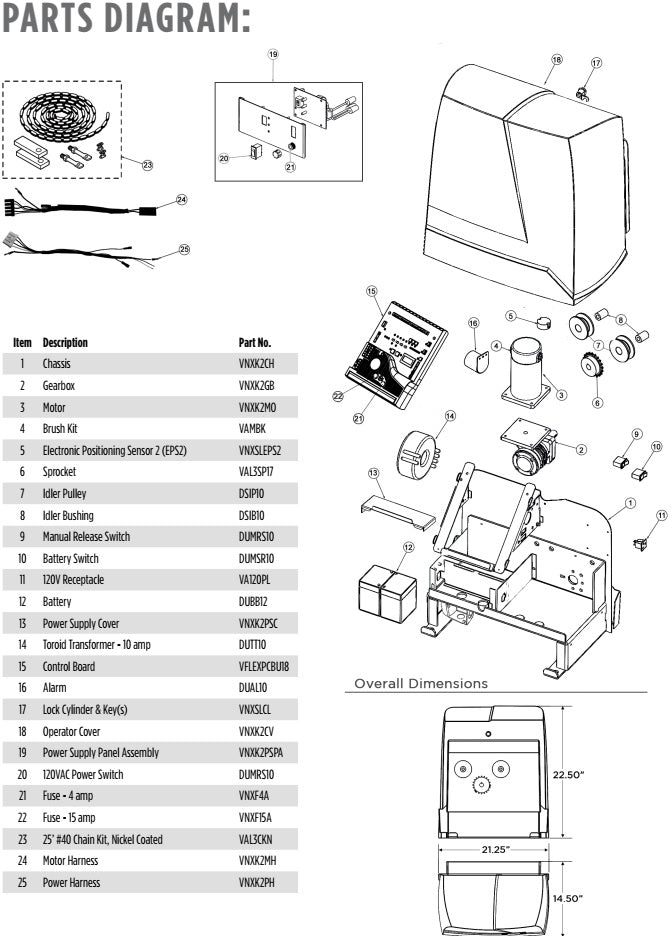 Viking K-2 Power Supply Cover - VNXK2PSC